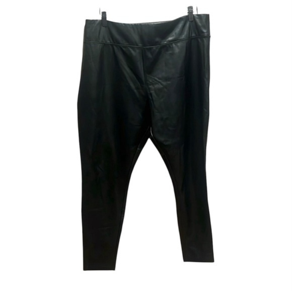 Nordstrom Women’s Faux Black Leather Leggings Size XXL